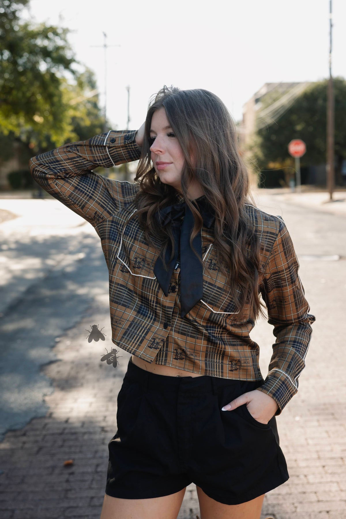 2 Fly Co. Womens Brown Plaid 222-1088 - view 2