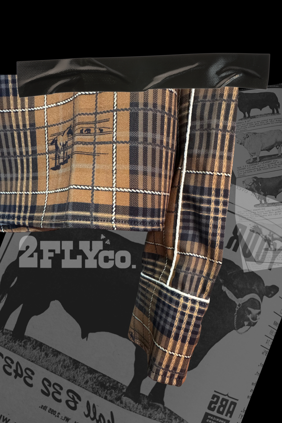 2 Fly Co. Womens Brown Plaid 222-1088 - view 9