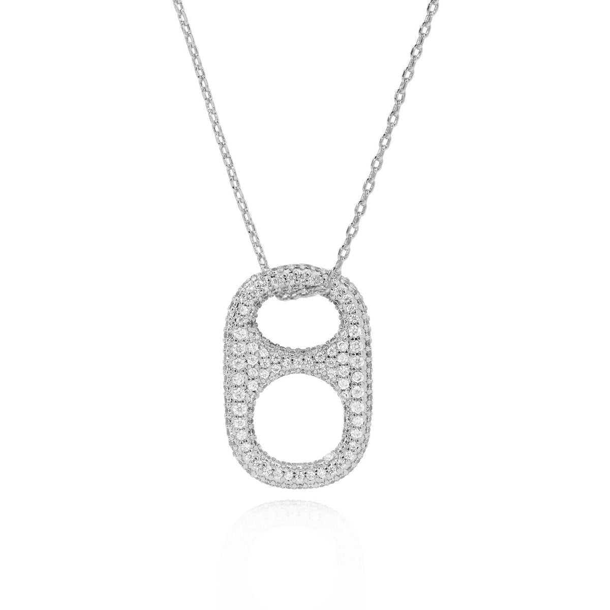 Hillbetty Poptab Necklace - Silver