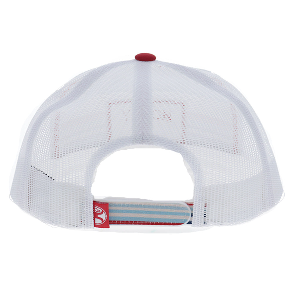 Hooey Doc Trucker Hat, Navy/Cream Serape – back