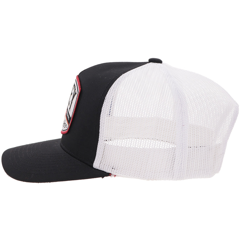 Hooey Salado Trucker Hat, Black/White – other side