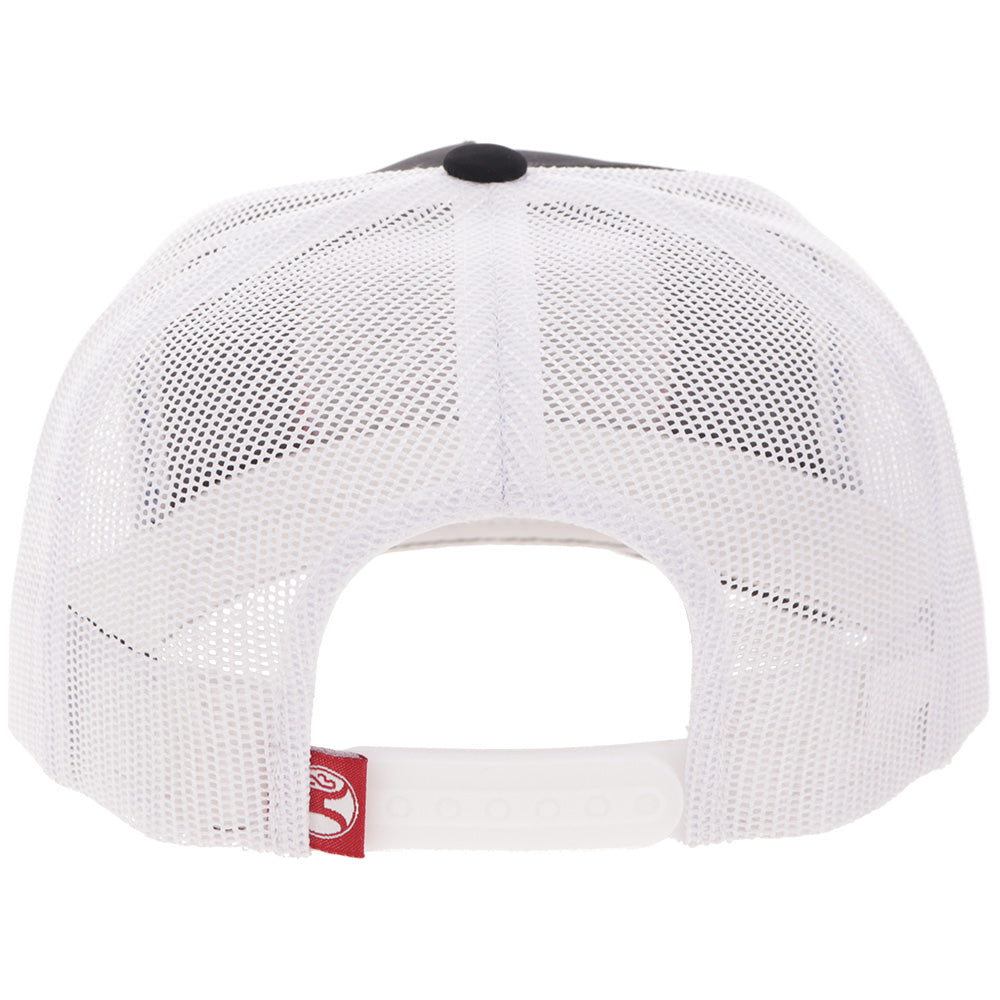 Hooey Salado Trucker Hat, Black/White – back