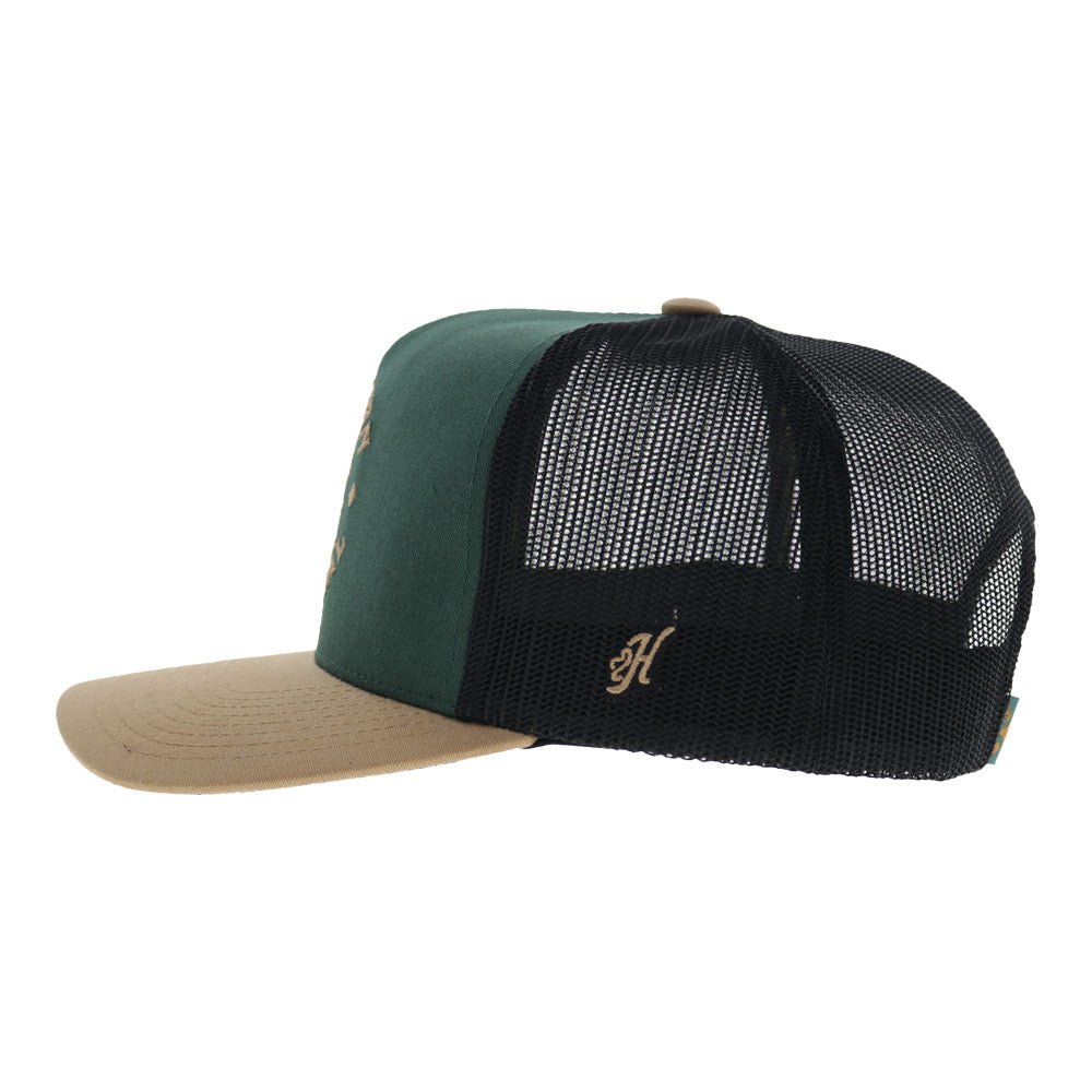 Hooey Quanah Trucker Hat, Green/Black – other side