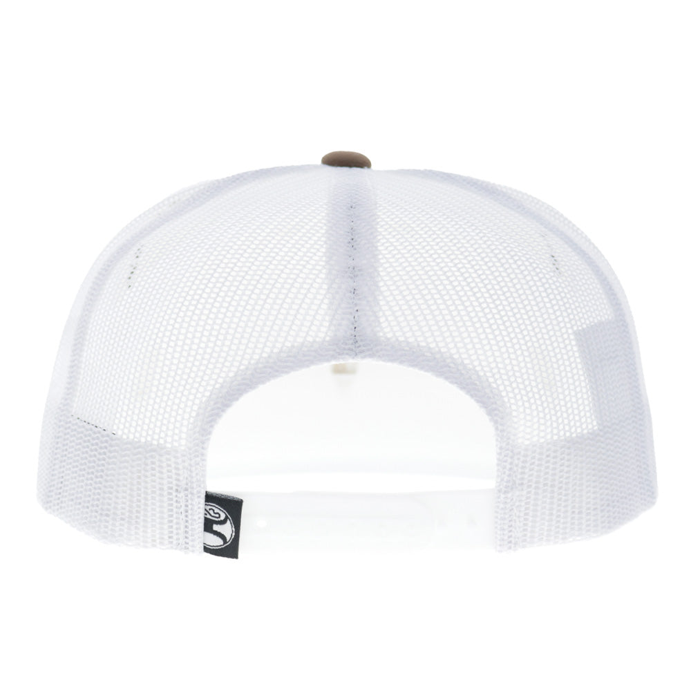 Hooey Trip Trucker Hat, Cream/White – back
