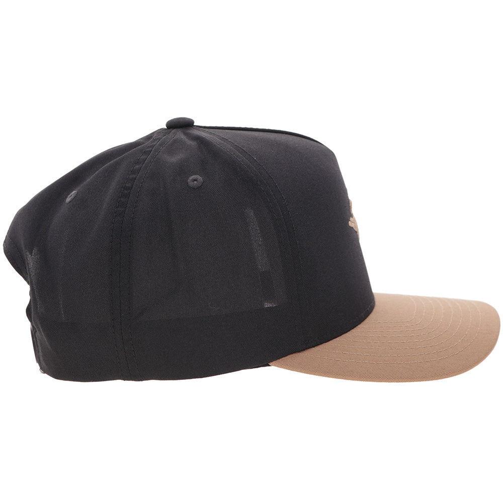 Hooey Whit Trucker Hat, Black/Tan – side