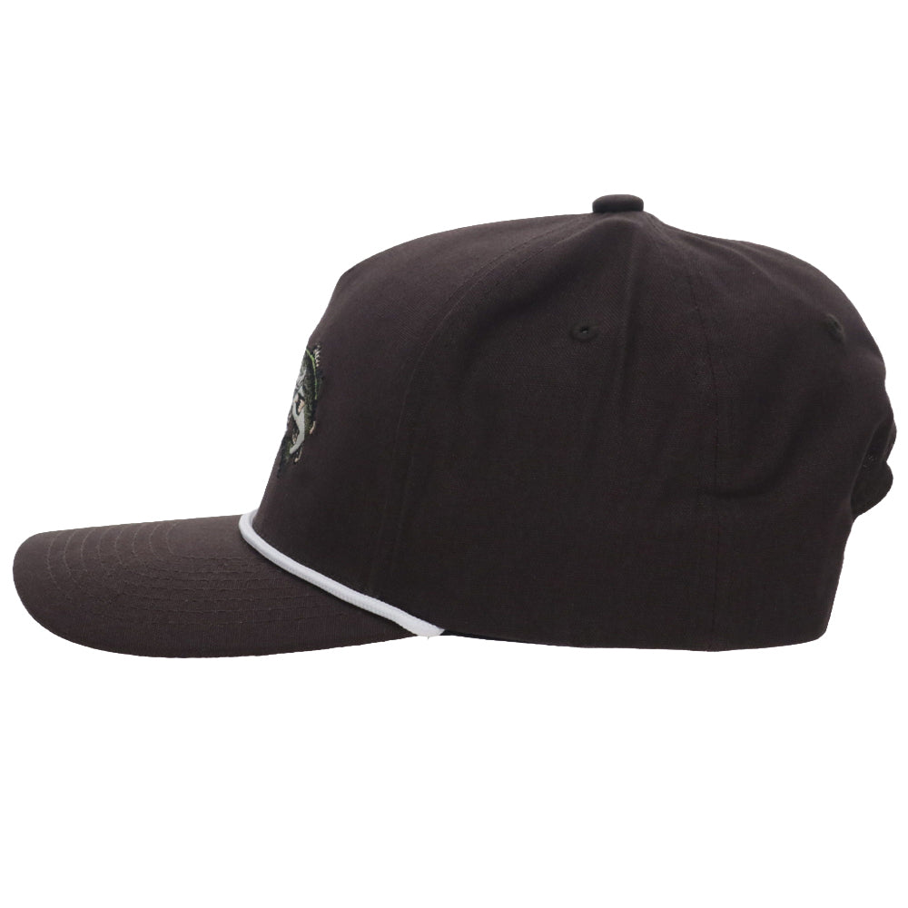 Hooey Bass Snapback Hat, Brown – other side