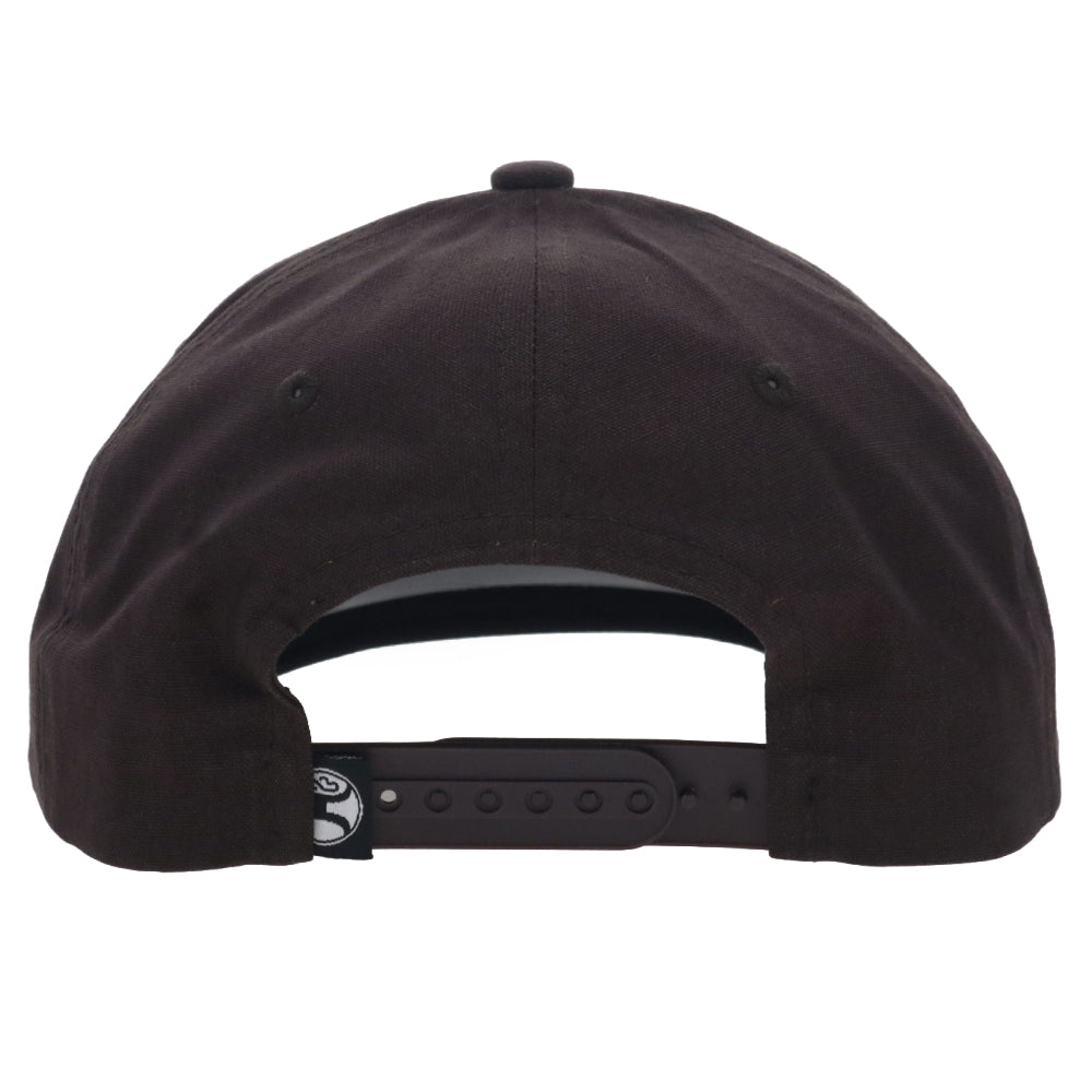 Hooey Bass Snapback Hat, Brown – back