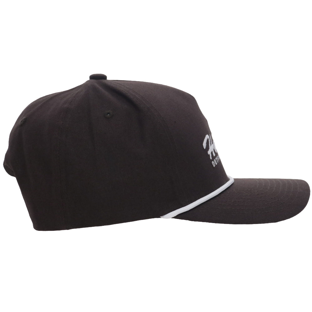 Hooey Bass Snapback Hat, Brown – side