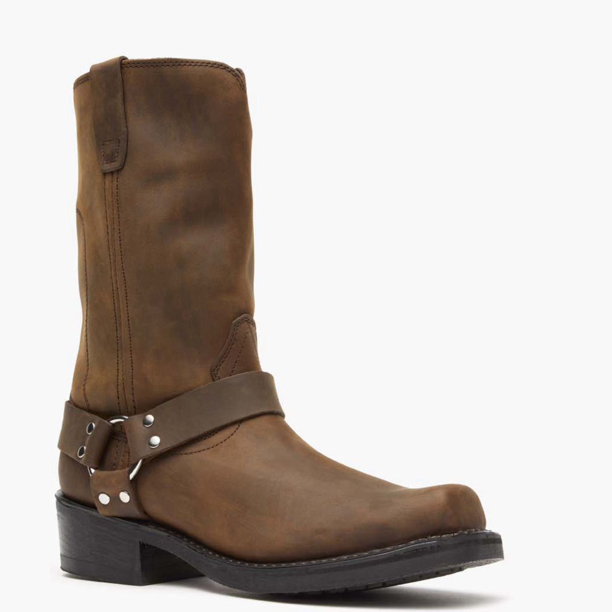 Durango Men's Harness Boot, Brown – 3-4 front, grey background