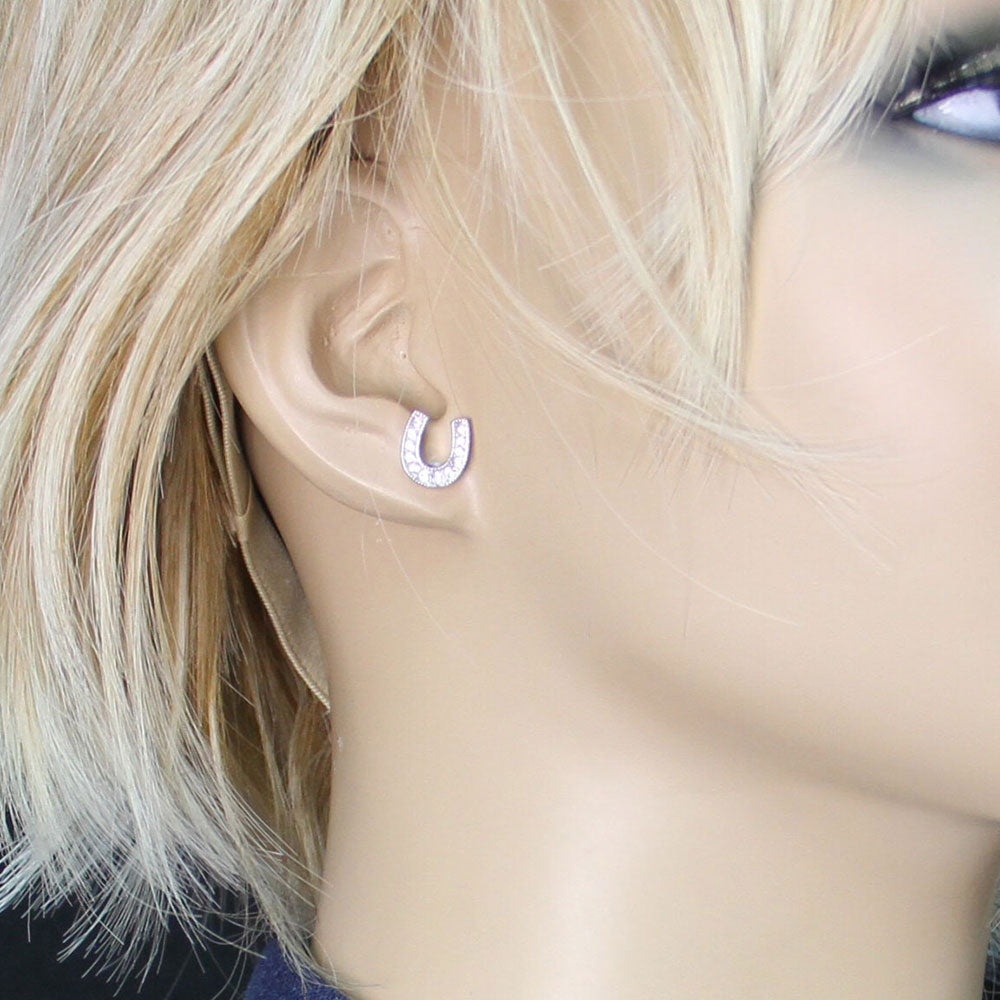Montana Silversmiths Tiny Rider Post Earrings