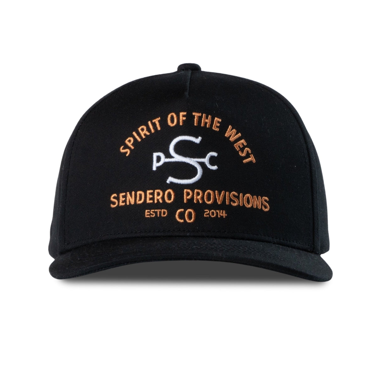 Sendero Provisions Co. S Bar PC Hat - Black - front