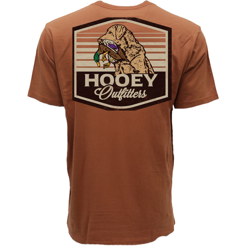 Hooey Men's Toller Outfitters T-Shirt, Rust – back graphic