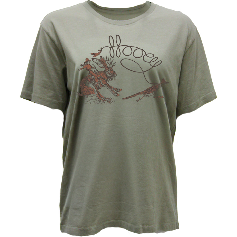 Hooey Women's Jackie T-Shirt, Olive – front
