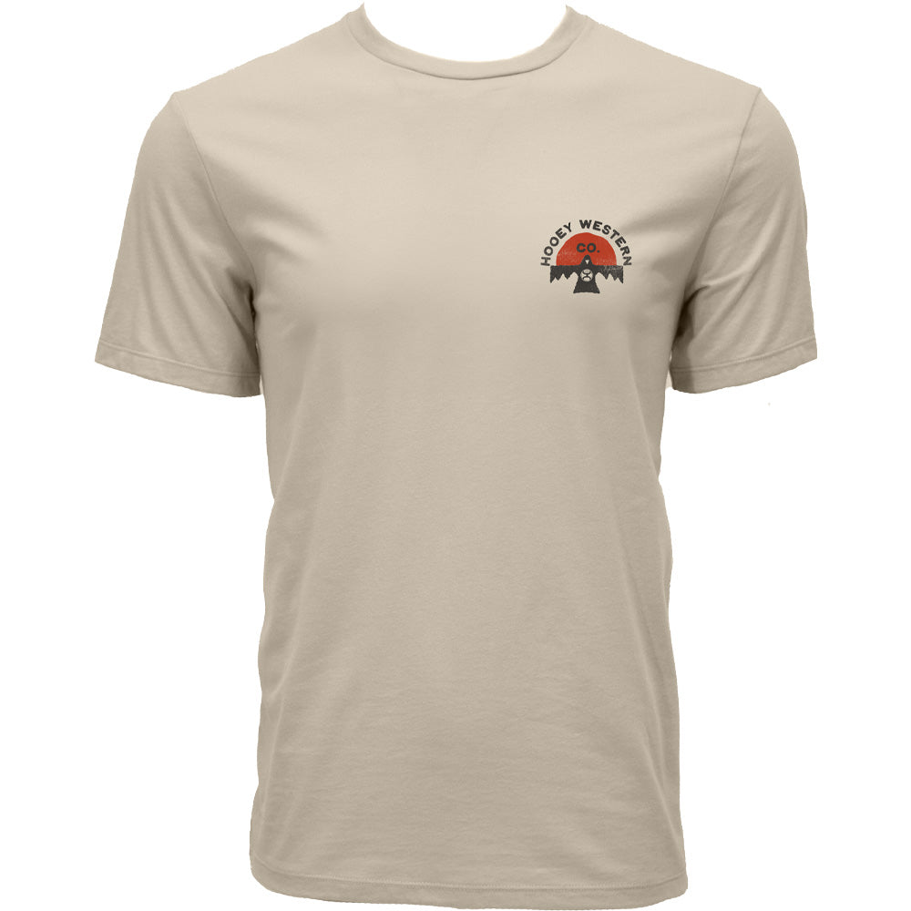 Hooey Men's Rural Roots T-Shirt, Cream – front