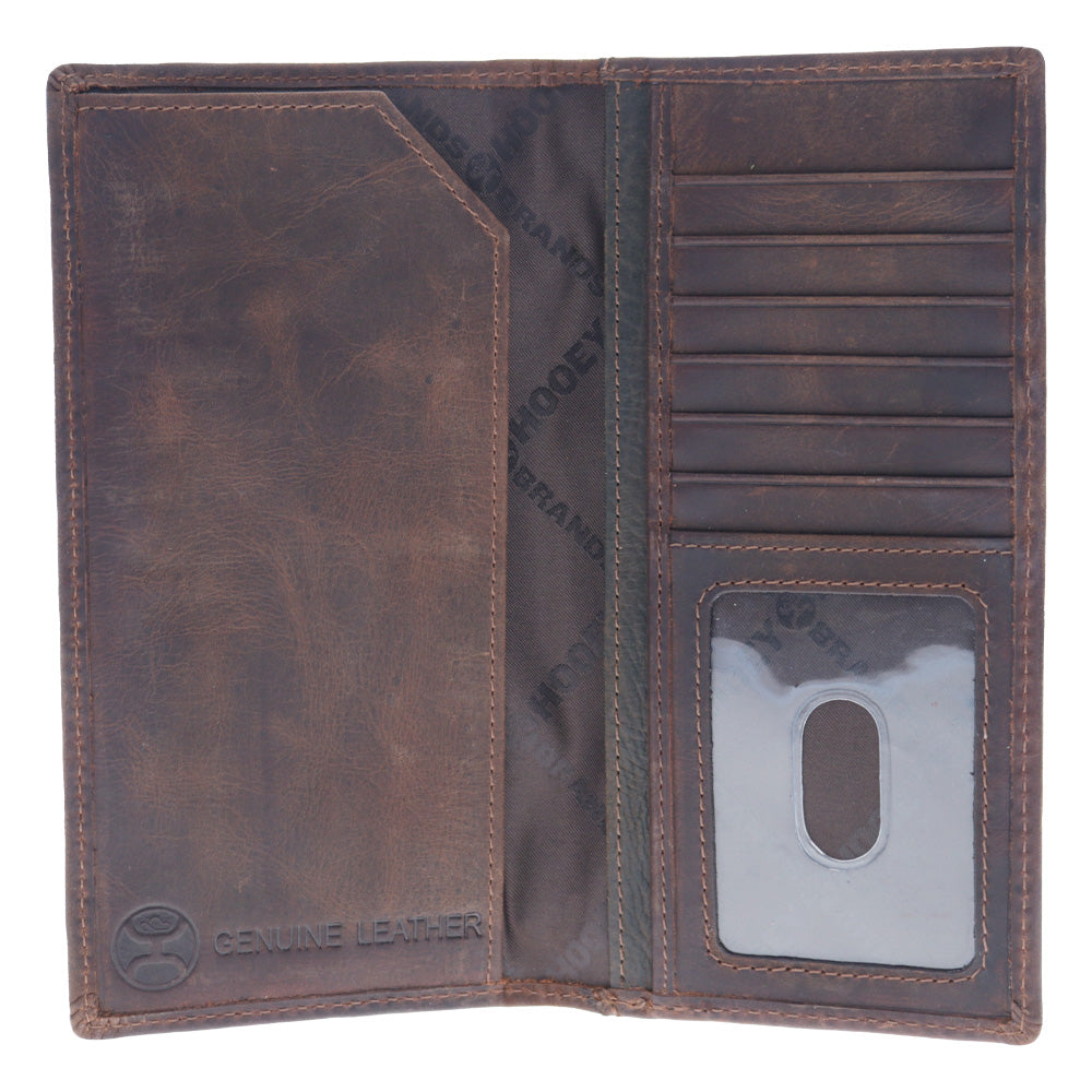 Hooey Men's Wyatt Rodeo Wallet, Brown – inside