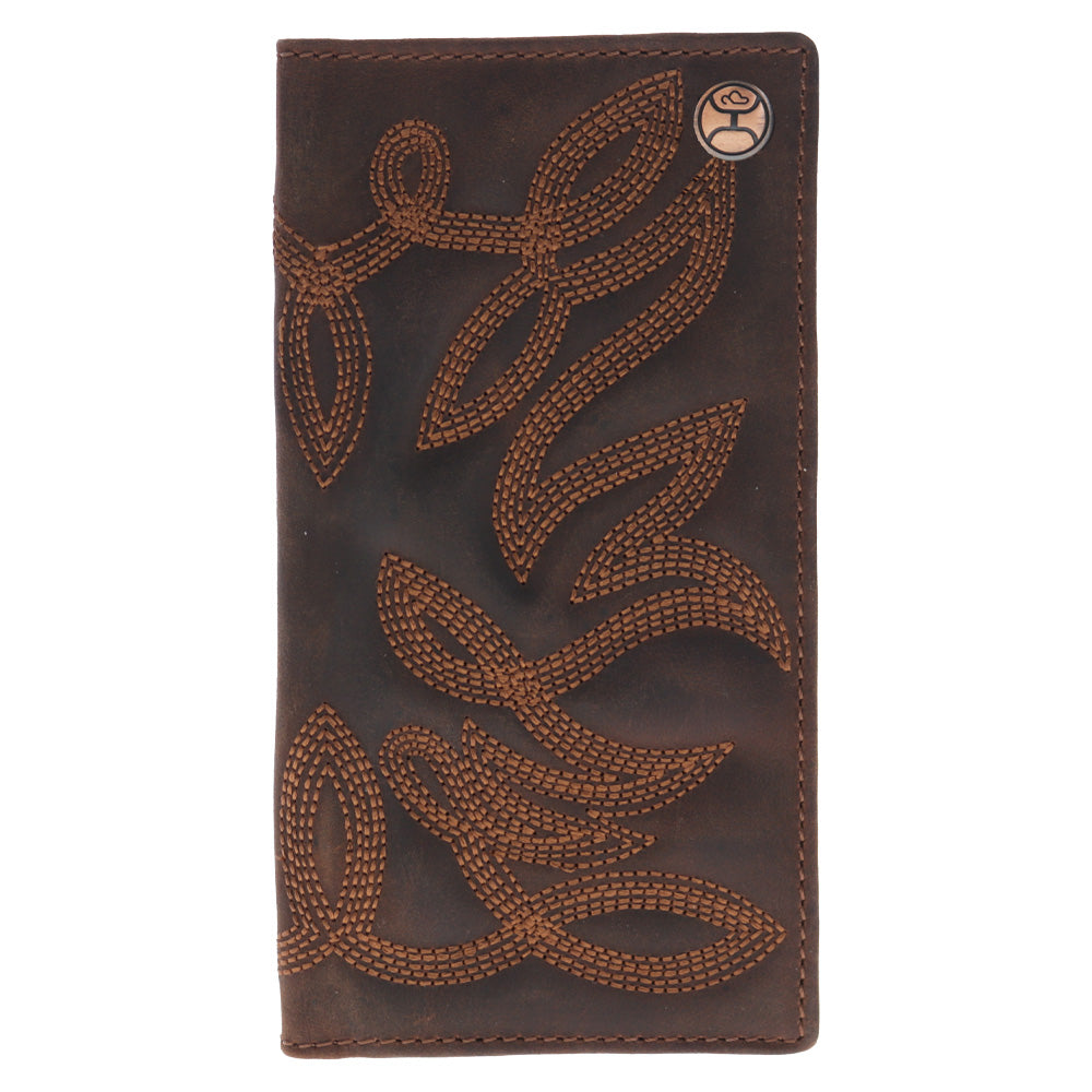 Hooey Men's Wyatt Rodeo Wallet, Brown – front