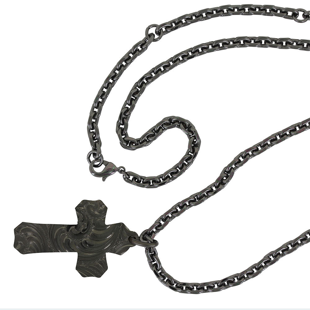 Montana Silversmiths Faded Glory Cross Necklace