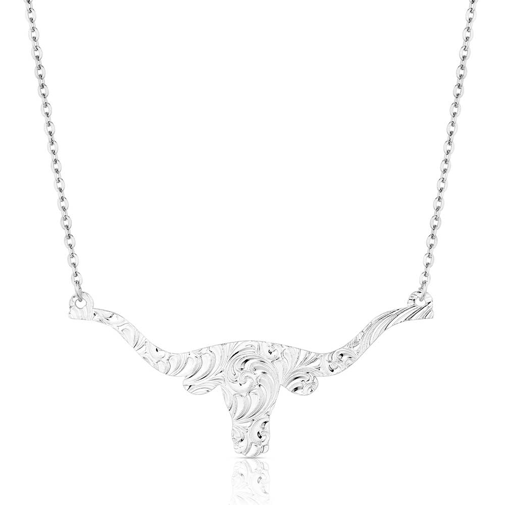 Montana Silversmiths Out West Longhorn Necklace