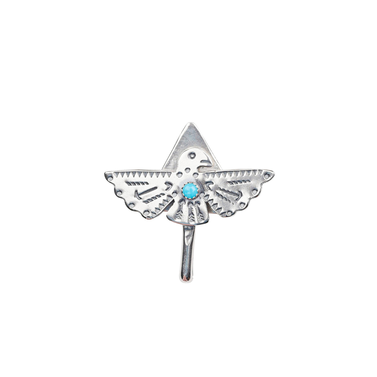 Peyote Bird Joe Eby Bird & Arrow Brim Slide – front detail 2