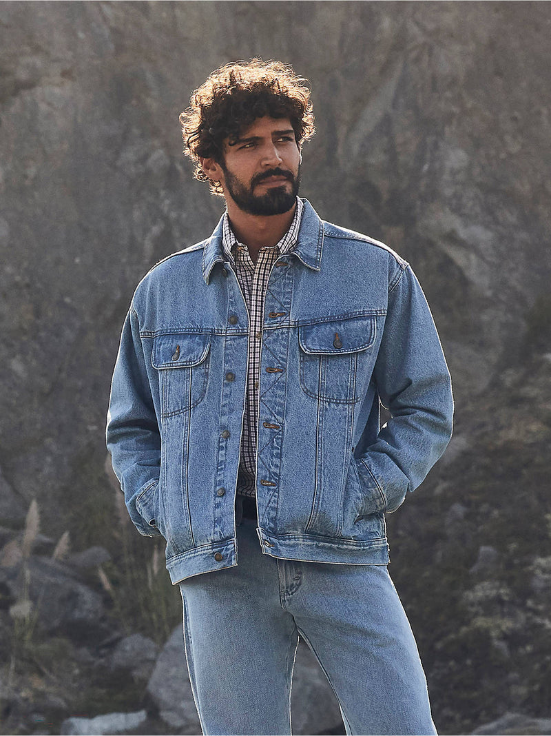Wrangler Rugged Wear Mens Denim Jacket RJK30VI - view 1