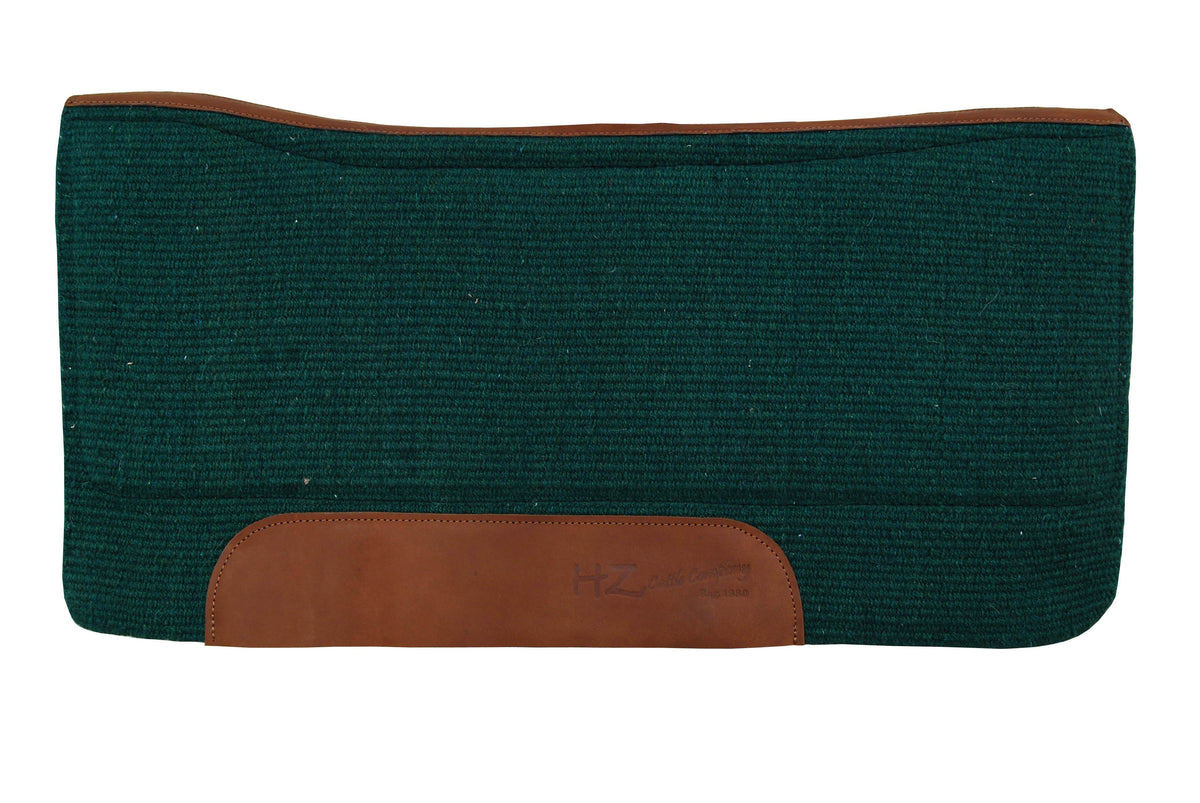 Spine Relief Woven Blanket Saddle Pad with Wool Bottom- ASSORTED COLORS