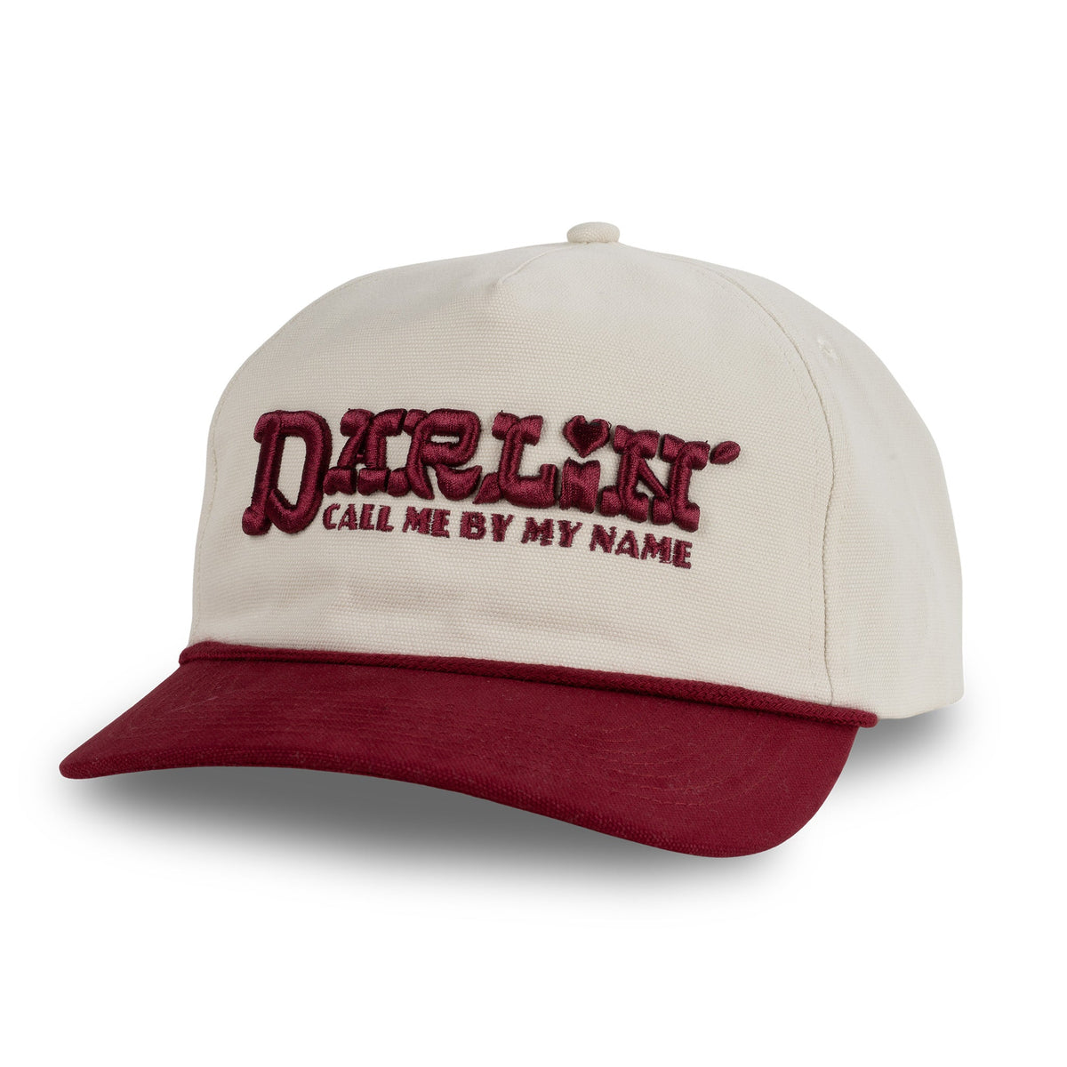 Sendero Provisions Co. Darlin' Hat - Cream/Maroon - angled view