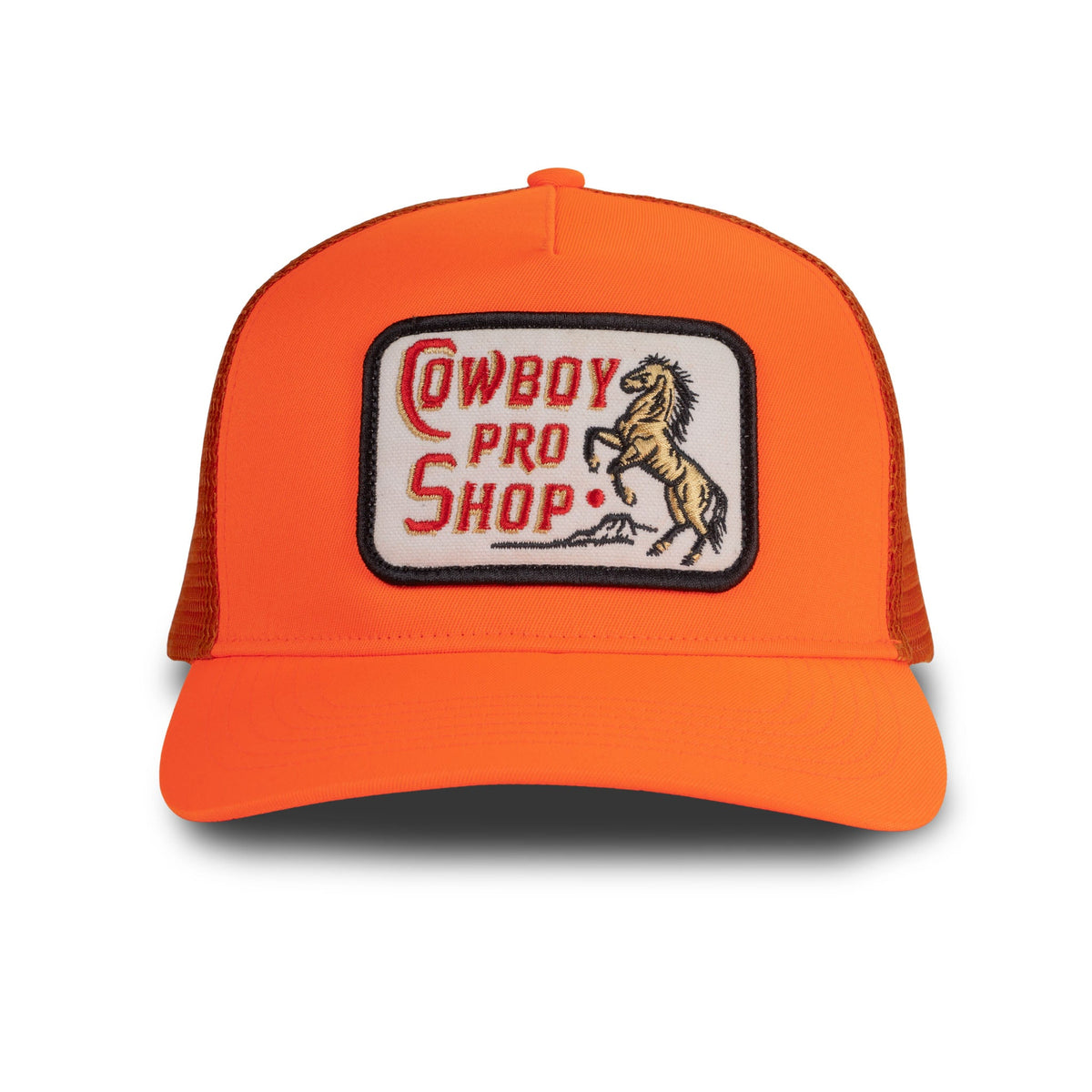 Sendero Provisions Co. Cowboy Pro Shop Hat - Orange - front