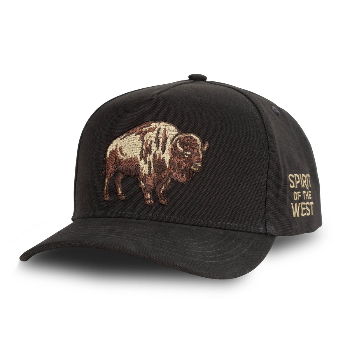 Sendero Provisions Co. American Buffalo Hat - Black - angled view