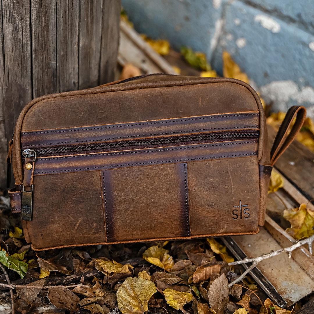 STS Ranchwear Men's Foreman Leather Shave Kit – lifestyle outdoors