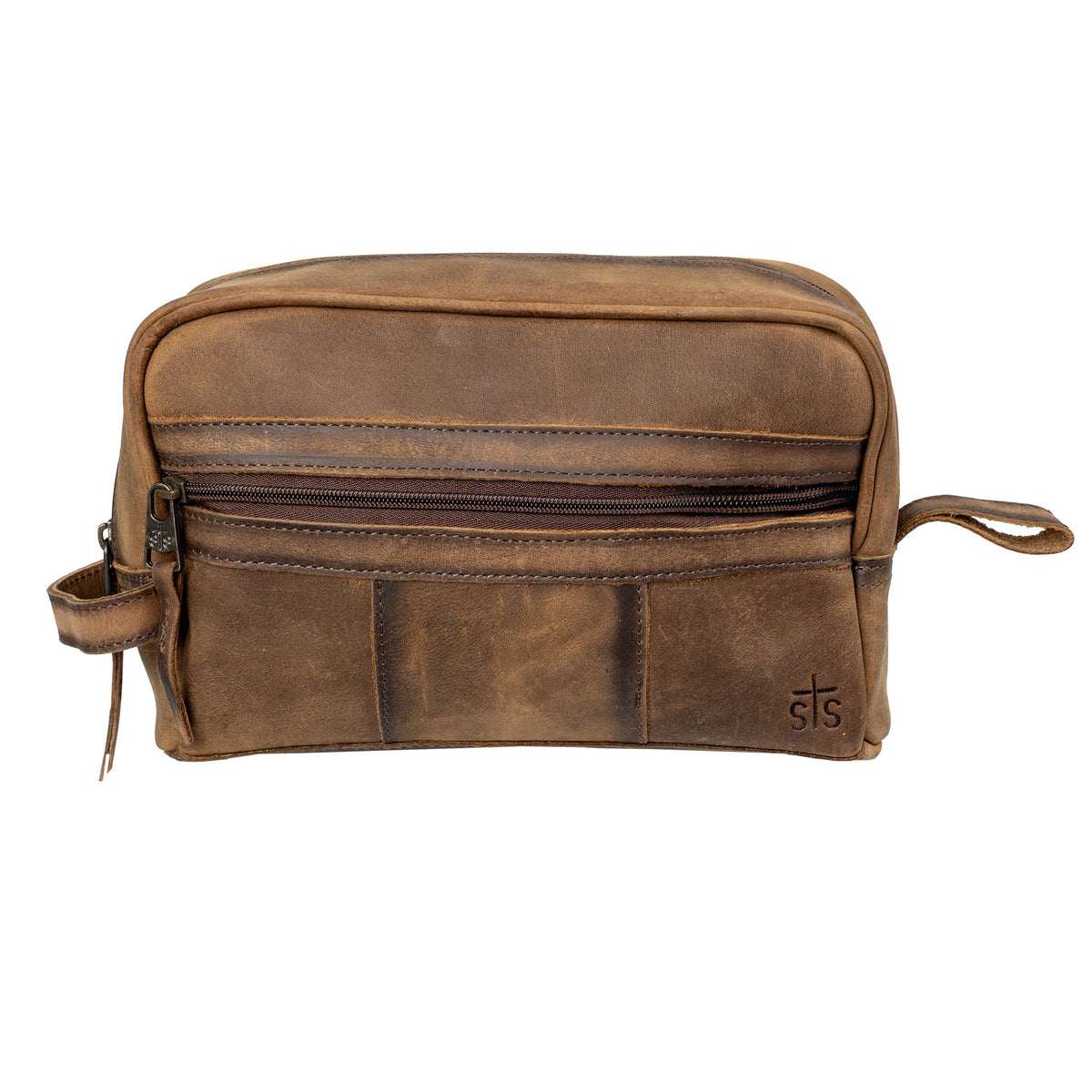 STS Ranchwear Men's Foreman Leather Shave Kit – front