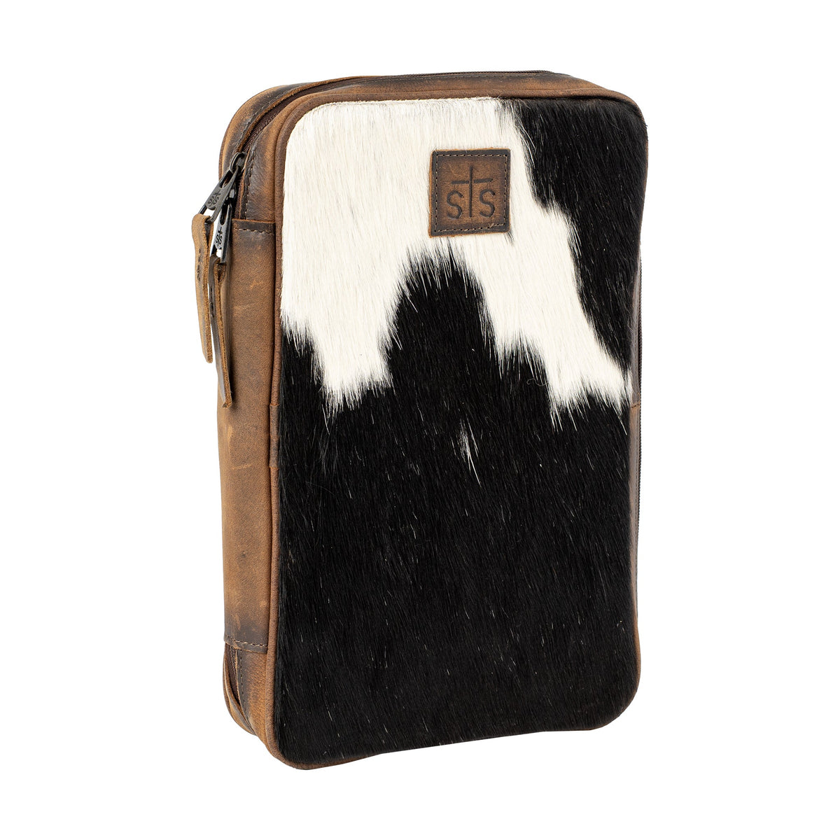 STS Ranchwear Women's Cowhide Squash Jewelry Case – front 3-4
