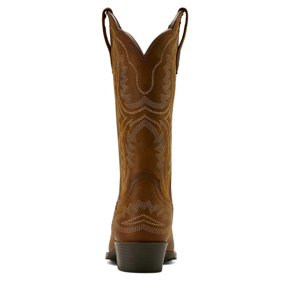 Ariat Kids' Casanova D Toe Western Boot, Distressed Brown – heel
