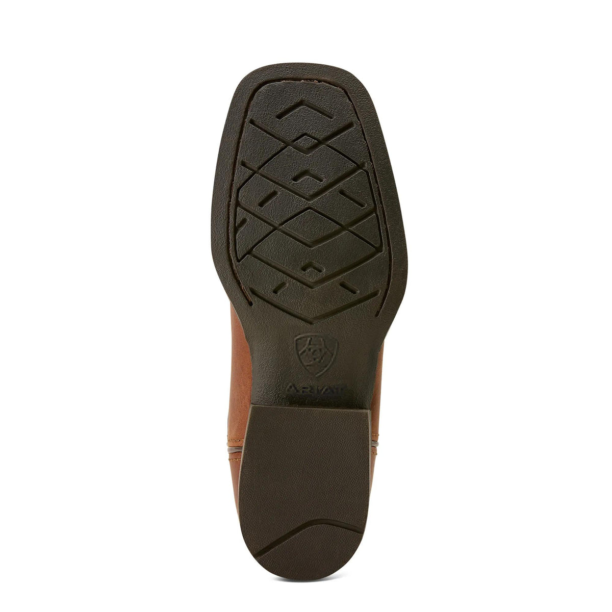 Ariat Kids' Freedom Rider Wide Square Toe Western Boot, Hickory Smoke|Nightfall Navy – sole
