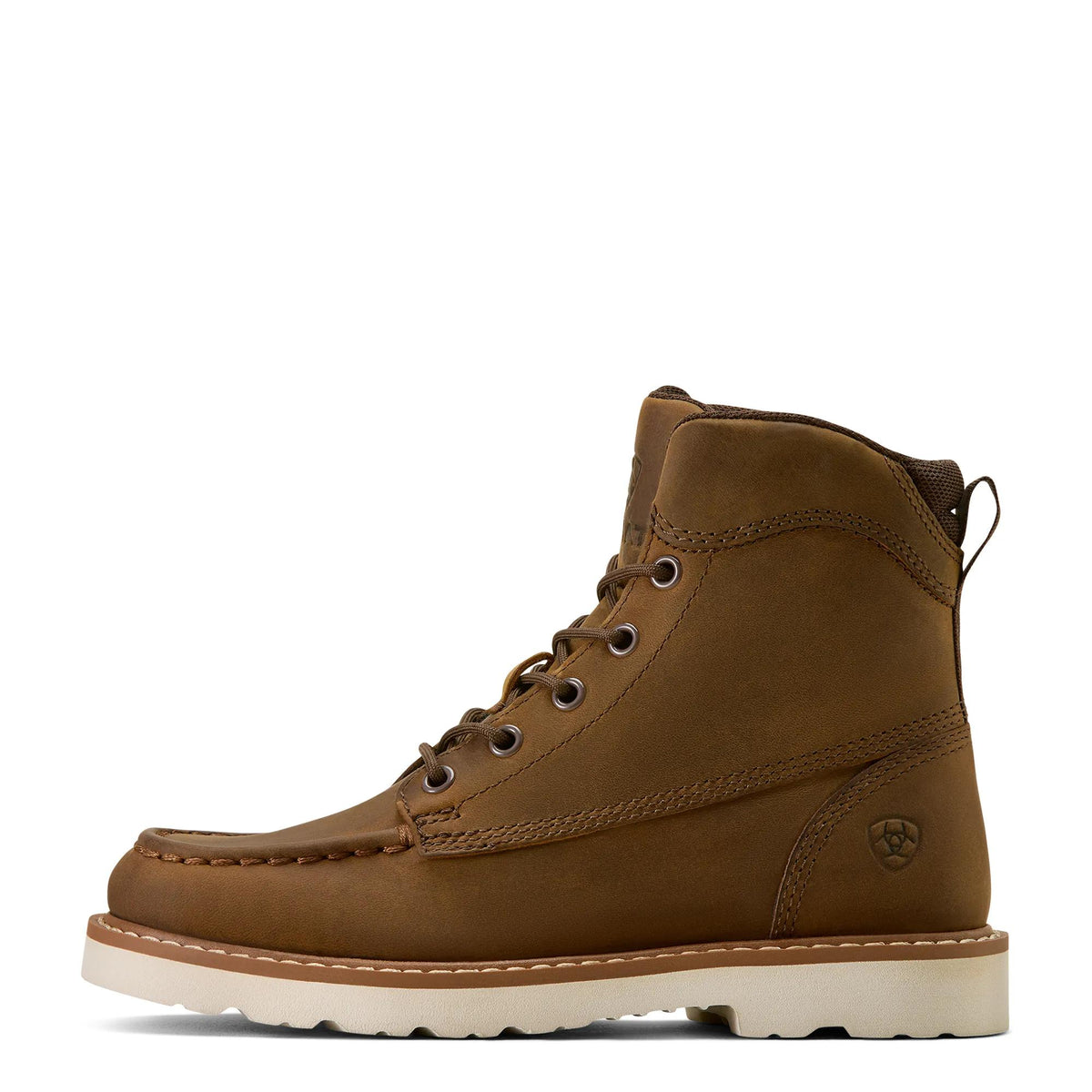 Ariat Kids' Lift Lacer Moc Toe Boot, Distressed Brown – side