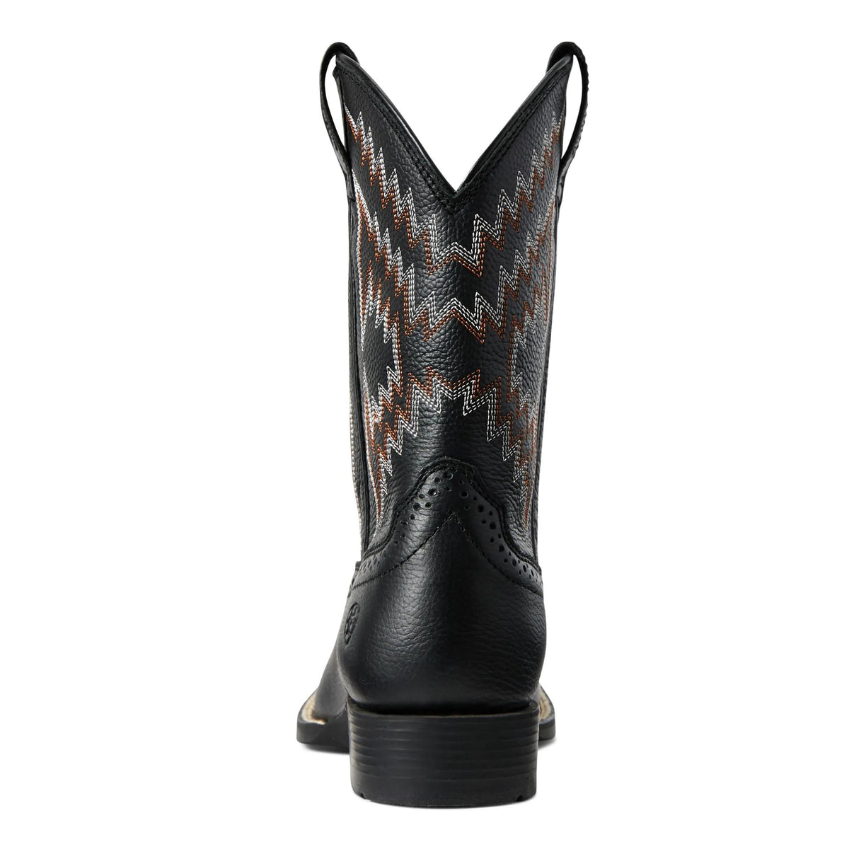 Ariat Kids' Tycoon Western Boot, Bear Black – heel