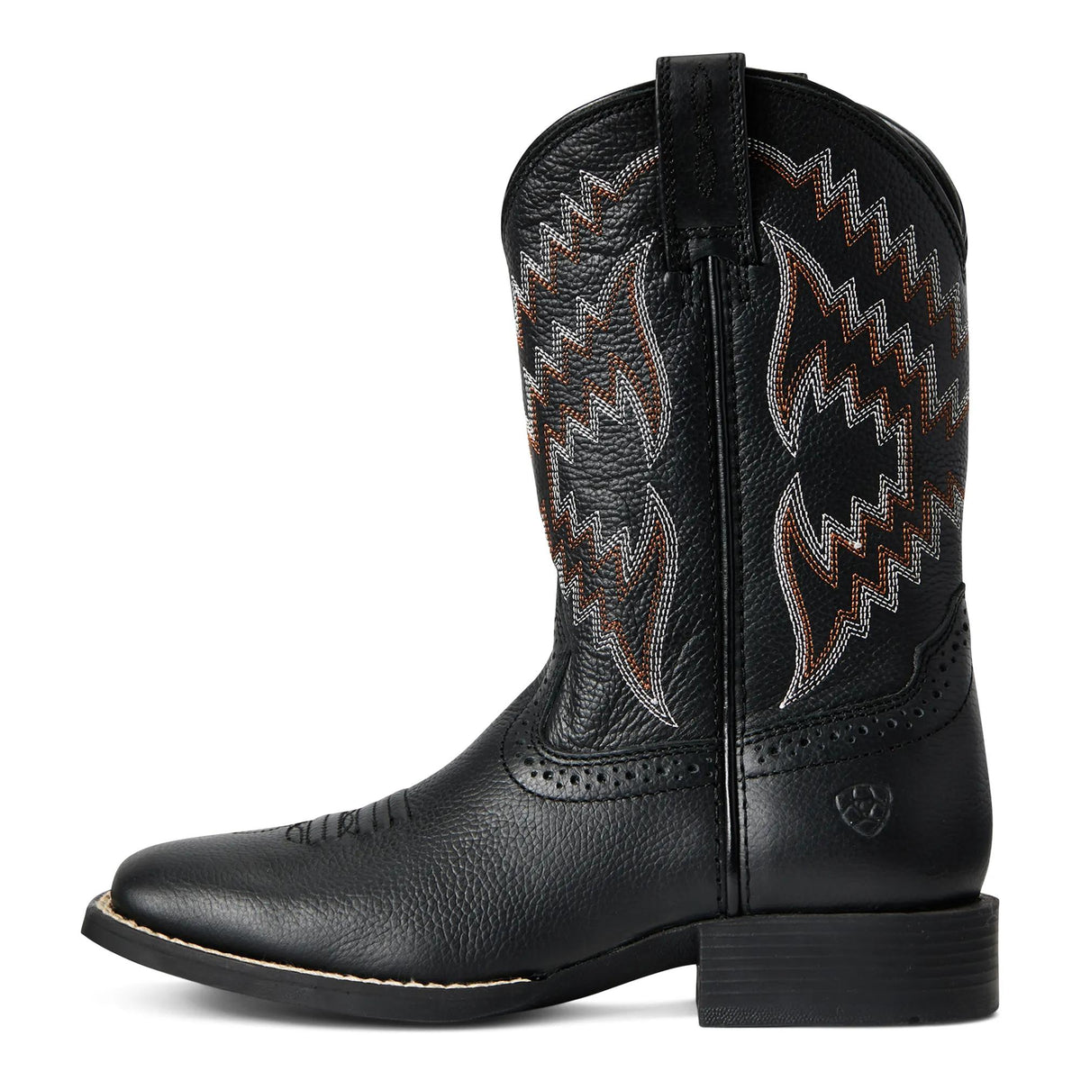 Ariat Kids' Tycoon Western Boot, Bear Black – side