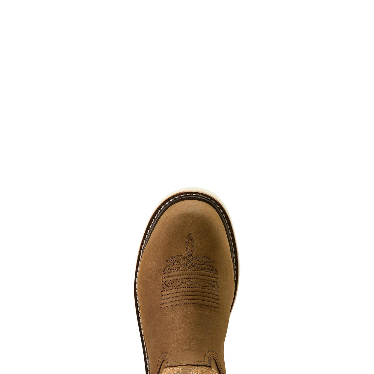 Ariat Men's Activator Argo Waterproof Round Toe Composite Toe Work Boot, Distressed Brown – toe