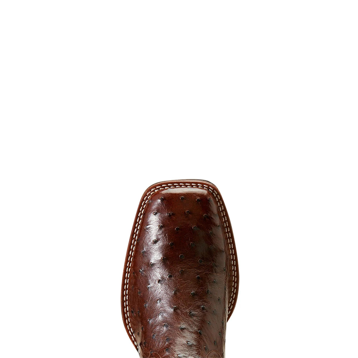 Ariat Men's Barley Ultra Wide Square Toe Cowboy Boot, Dark Tobacco Full Quill Ostrich – toe