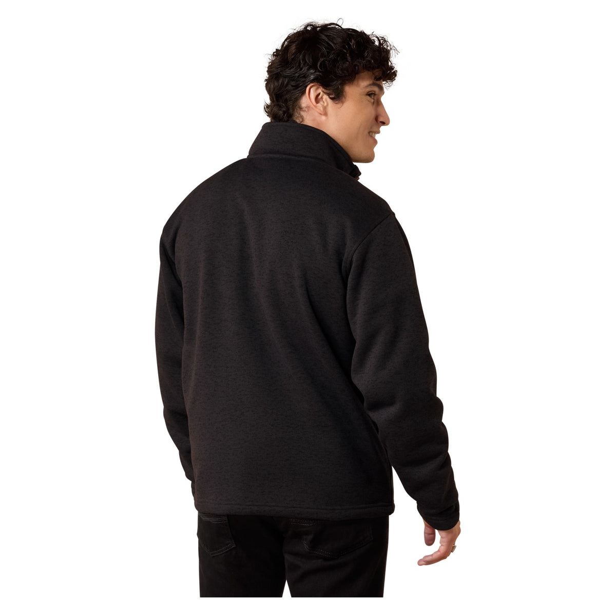 Ariat Men's Caldwell 1/4 Button Sweater, Phantom – back