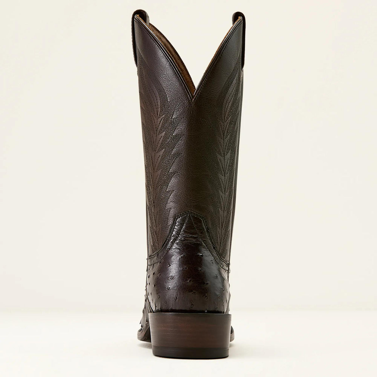 Ariat Mens Chocolate Full Quill Ostrich 10074203 - view 4