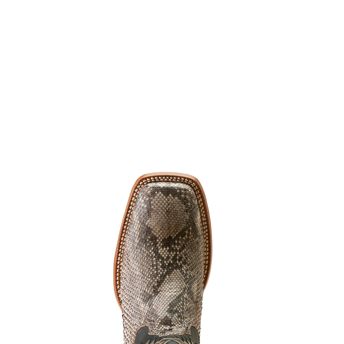 Ariat Men's Dry Gulch Wide Square Toe Cowboy Boot, Tan Python – toe