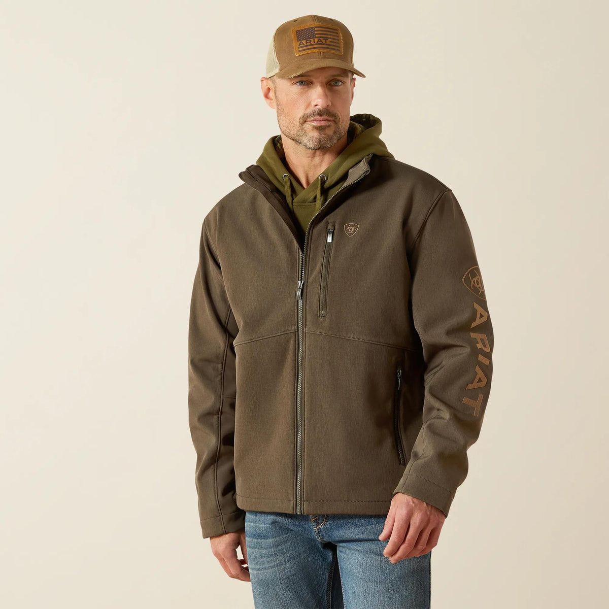 Ariat Mens Earth Green Heather 10062584 - view 1