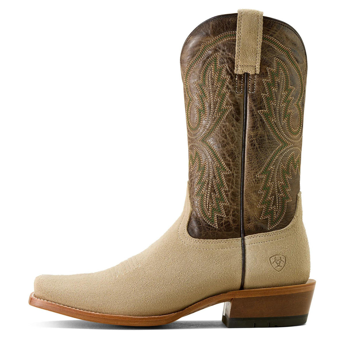 Ariat Men's Futurity Cashout Narrow Cutter Toe Cowboy Boot, Bone Roughout – side