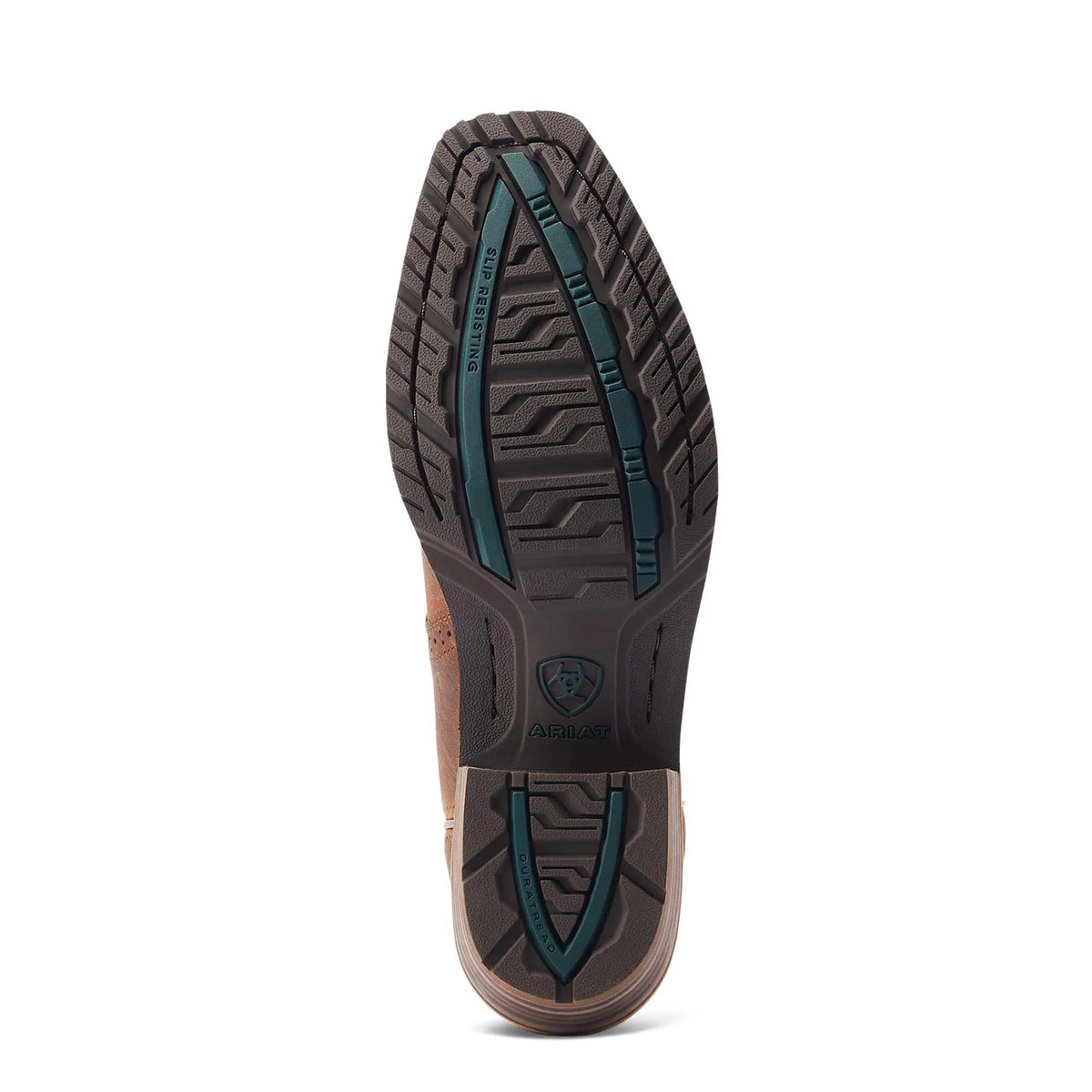 Ariat Men's Hybrid Roughstock Square Toe Western Boot, Sorrel Crunch – sole