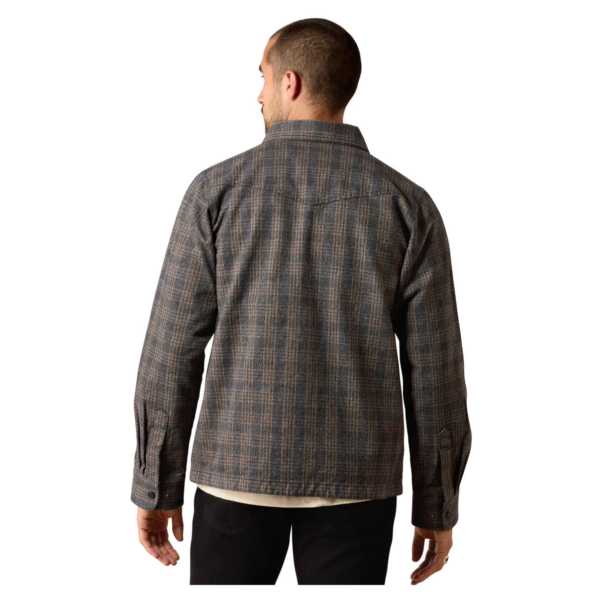 Ariat Men's Menswear Shirt Jacket, Kangaroo – back
