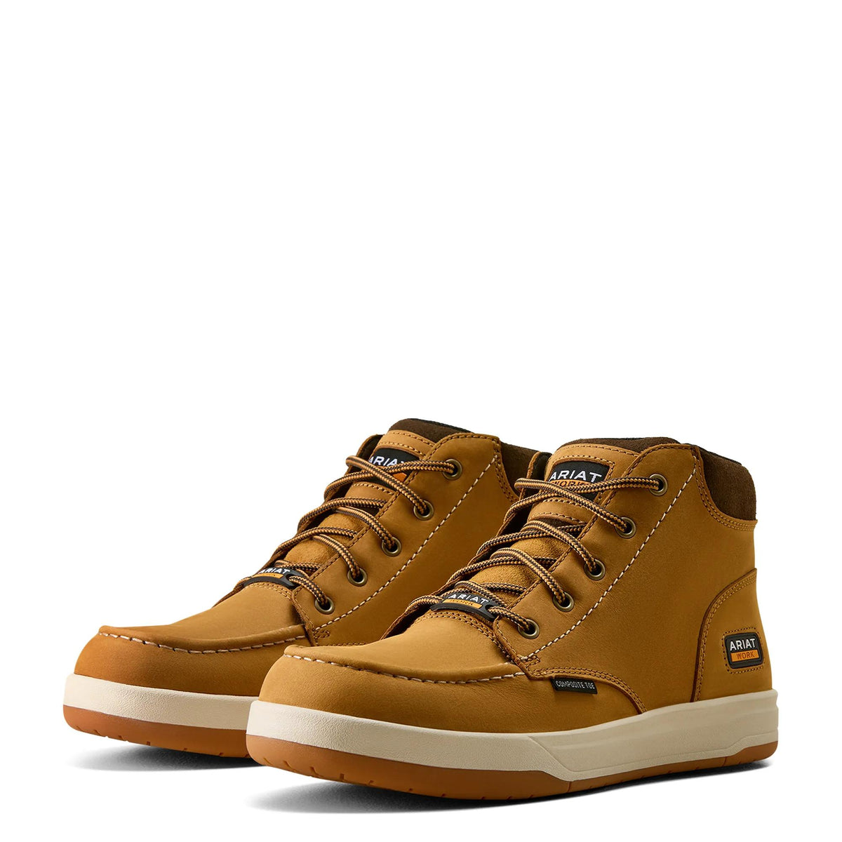 Ariat Men's Outmatch Mid Composite Toe Work Shoe, Wheat – pair