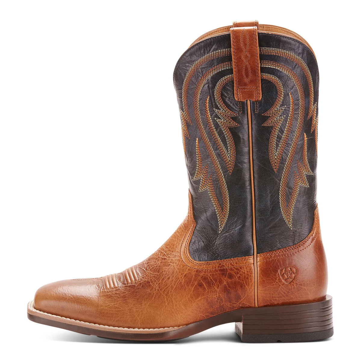 Ariat Men's Plano Western Boot, Gingersnap – side