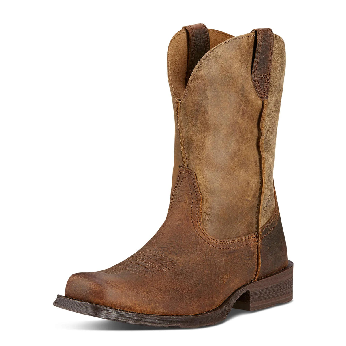 Ariat Men's Rambler Western Boot, Earth – 3-4 front