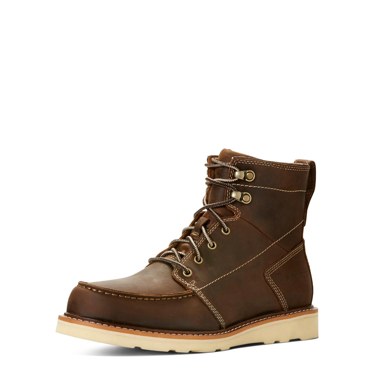 Ariat Men's Recon Lace Boot, Distressed Brown – 3-4 front
