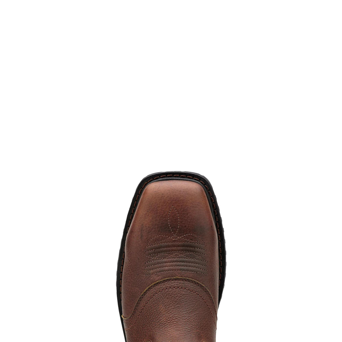 Ariat Men's RigTEK Waterproof Wide Square Toe Composite Toe Work Boot, Oiled Brown – toe